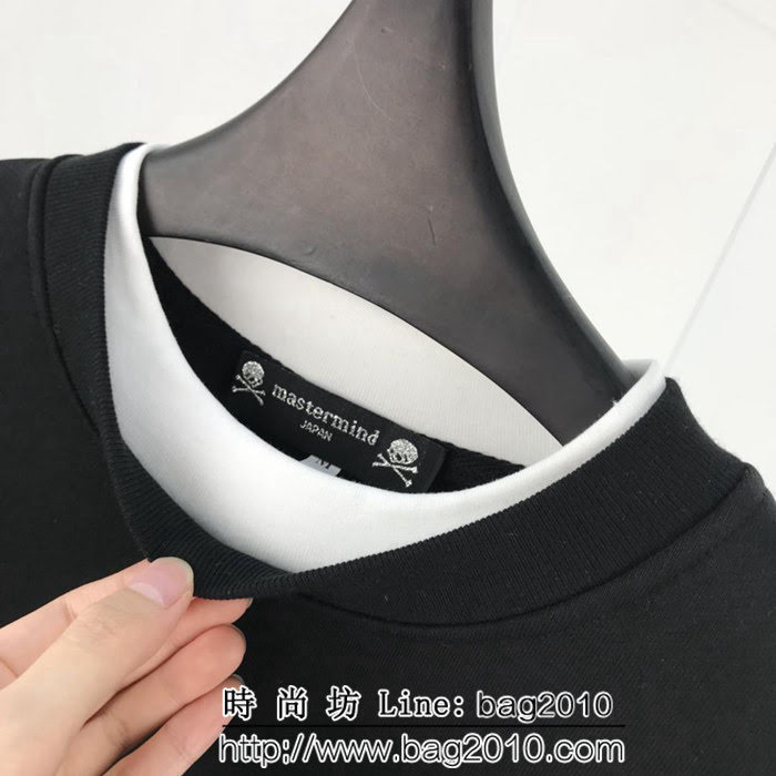 MMJ 2018早秋新款 骷髏頭破壞 假兩件長袖 os寬鬆版型 情侶款 ydi1427